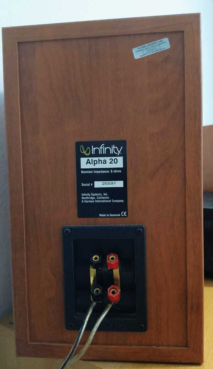 Kolumny Infinity Alpha 20 Ew zamienię na monitory audio studyjne aktyw