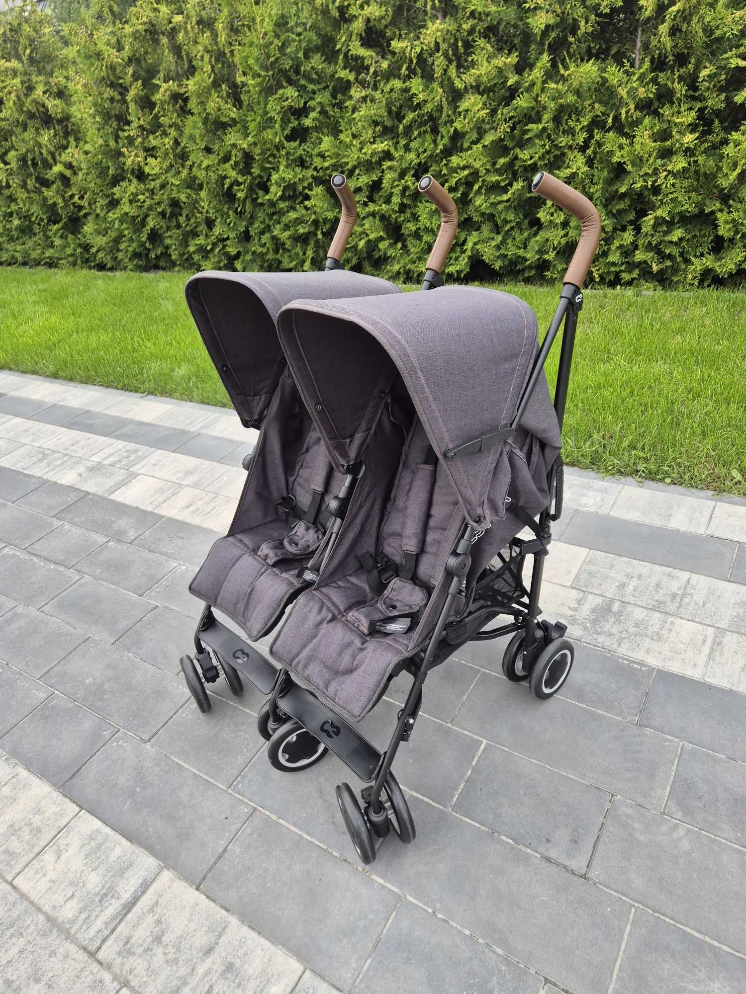 Wózek dla bliźniaków spacerówka parasolka Koelstra Simba Twin T4
