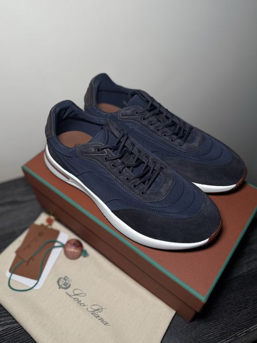 Чоловічі сині кросівки Weekend Walk від Loro Piana