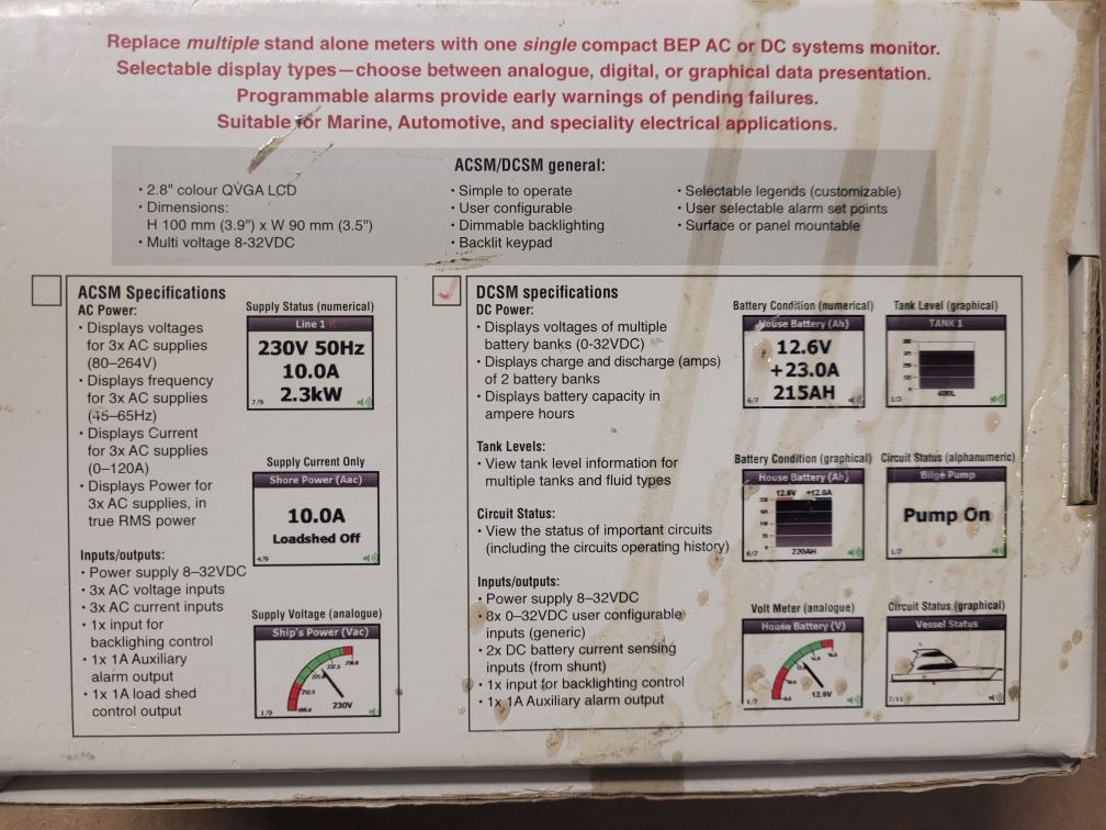 DCSM - Monitor baterii BEP