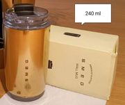 Smeg - Copo térmico / Mug / Garrafa - 240ml - Gold - 24h