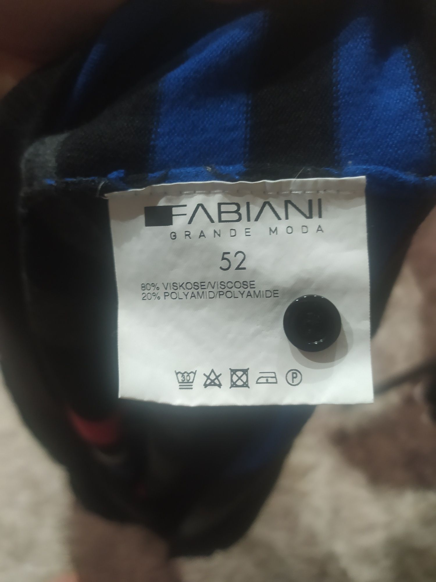 Sweter elastyczny t-shirt kamizelka bezrękawnik rozmiar 52 5XL Fabiani