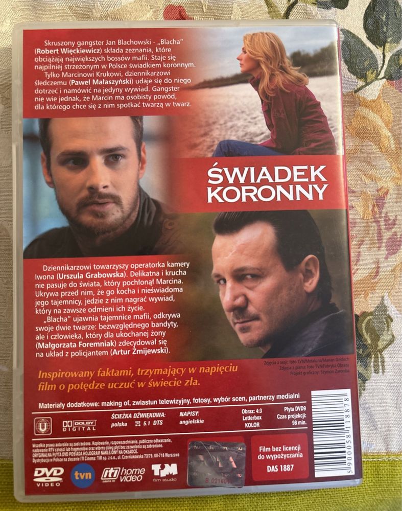 Świadek koronny dvd