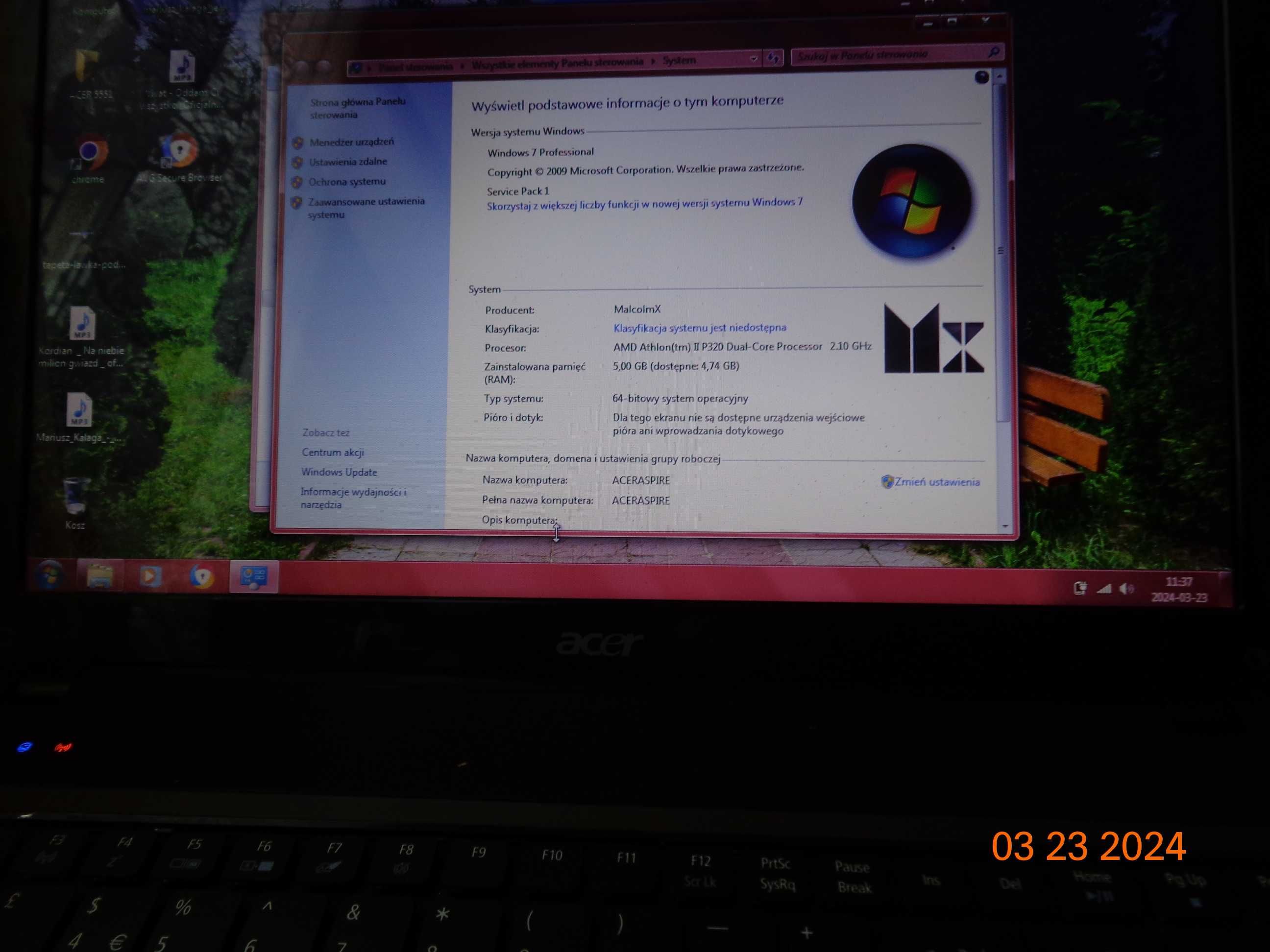 Laptop Acer Aspire 5551 G 15,6 "