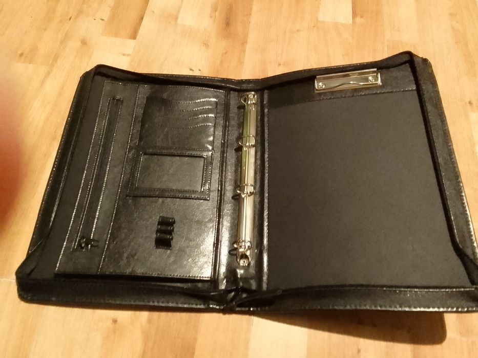 Organizer teczka skórzana