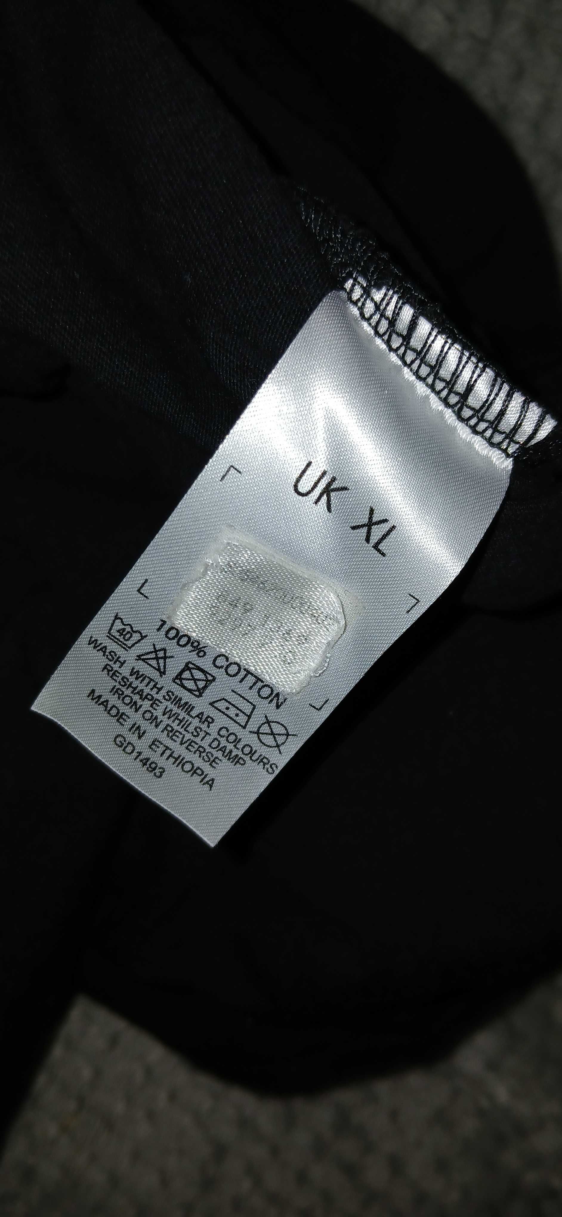 koszulka T-shirt kości żebra kościotrup czarna Gieorge