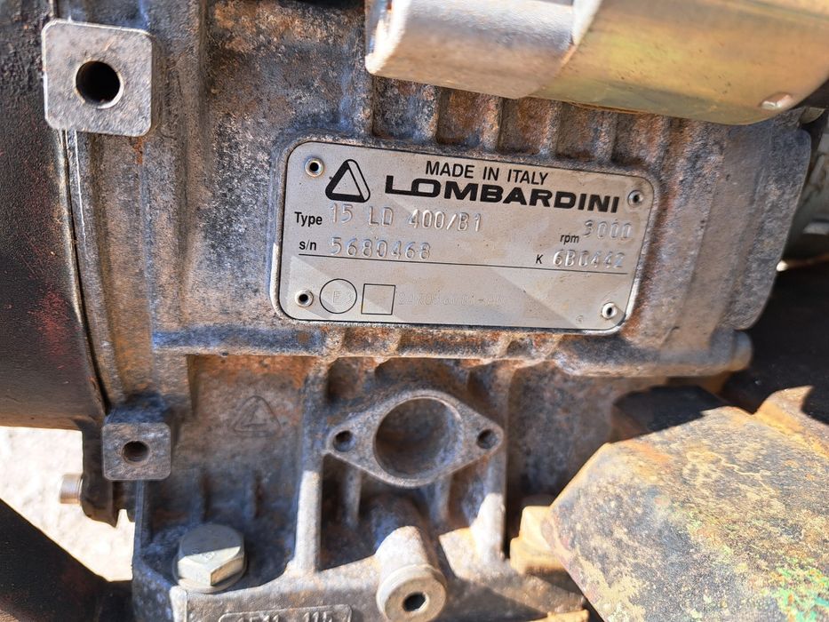 Motoenxada Lombardini 10cv arranque eléctrico