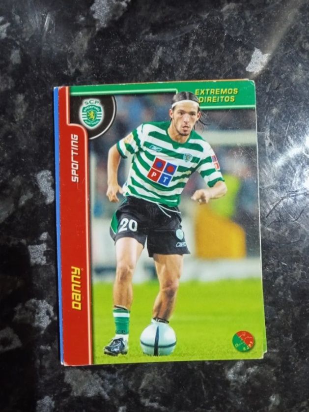 Cartas da equipa do Sporting da época 2004/05 Panini