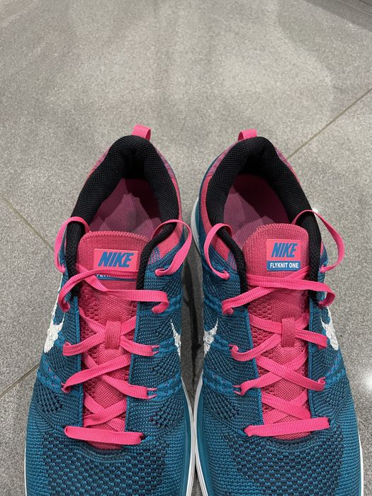 Nike Lunar Flyknit One+ Neon Turquoise/White-Squadron Blue-Pink Flash