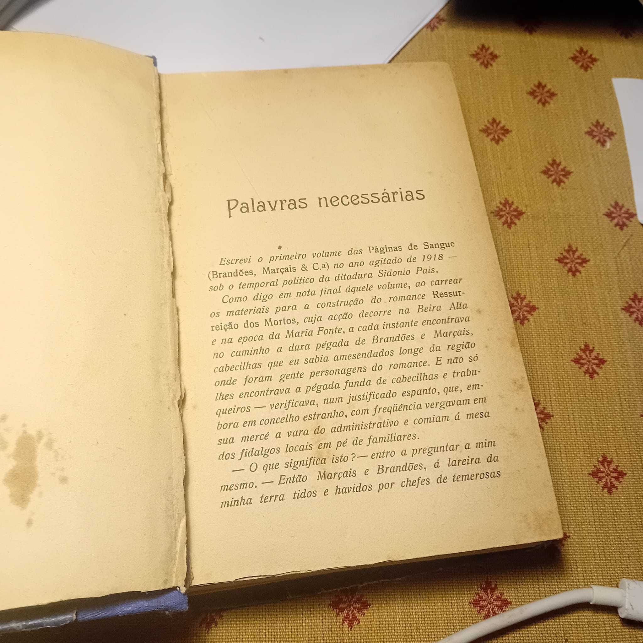 Páginas de Sangue, Sousa Costa (1ª ed., encadernado)