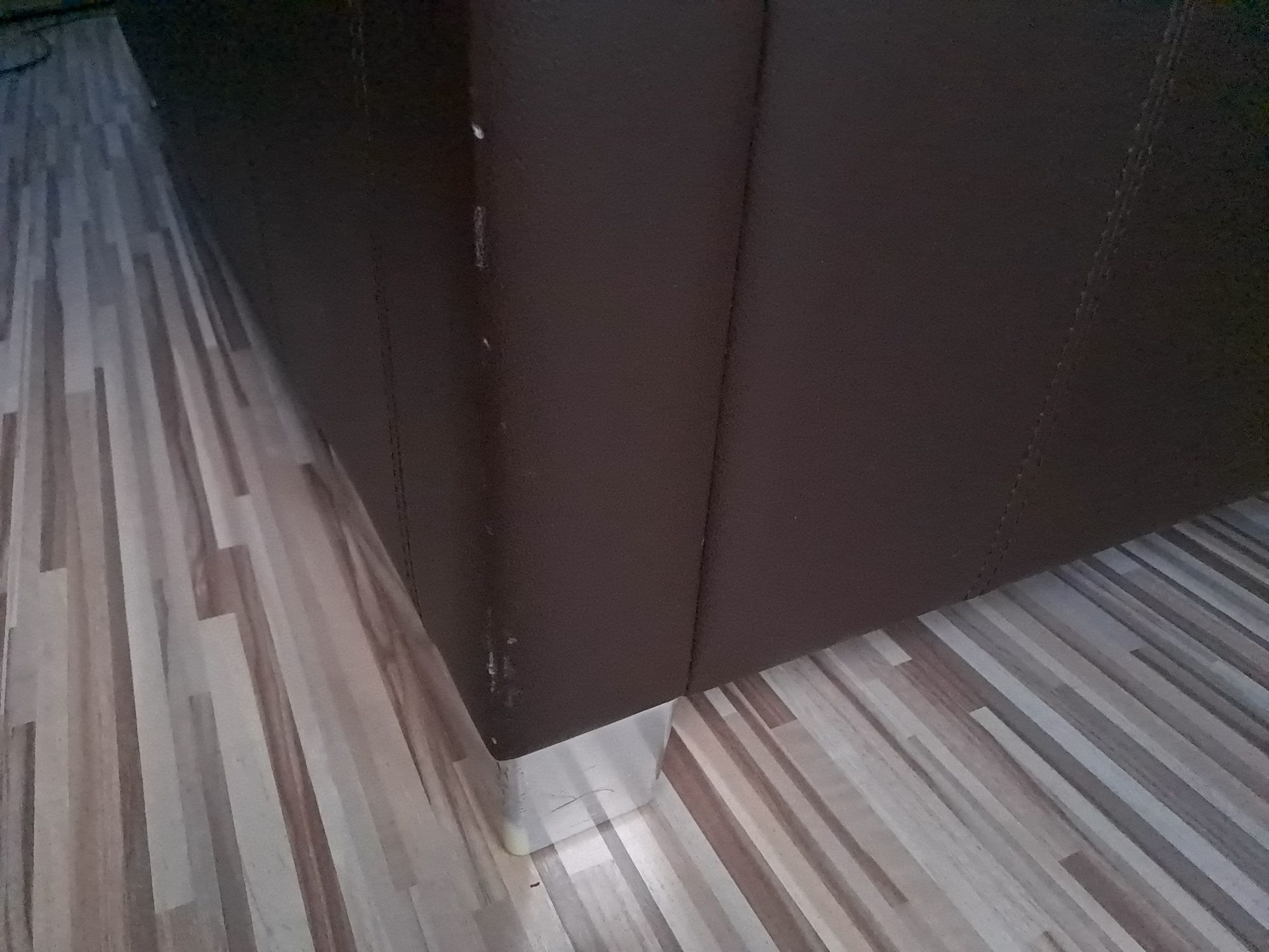 Łóżko podwójne brązowe 160x200