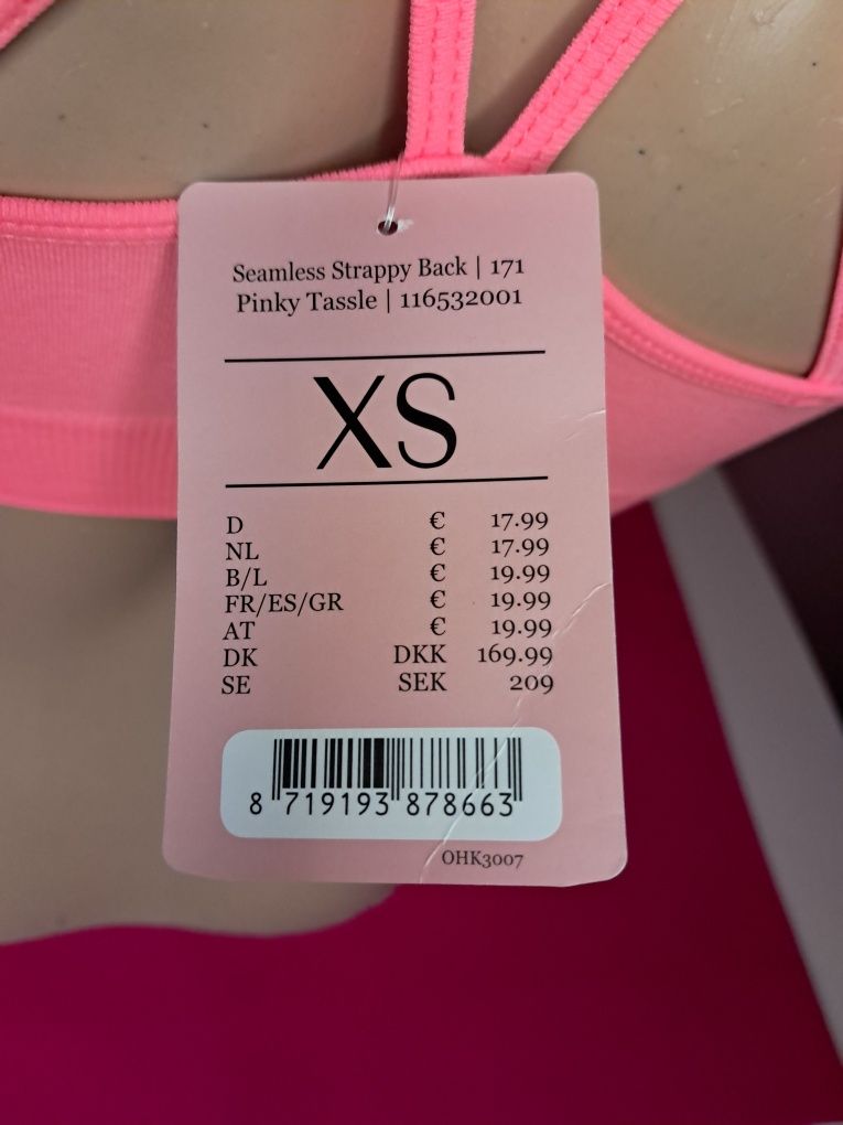 Top koralowy nowy XS