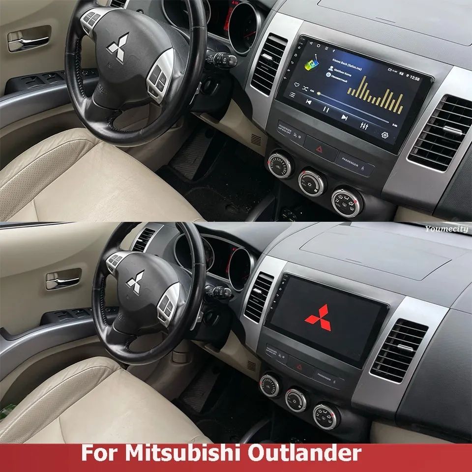 Штатна магнітола Mitsubishi Outlander XL  Android 10 пам'ять 2/32