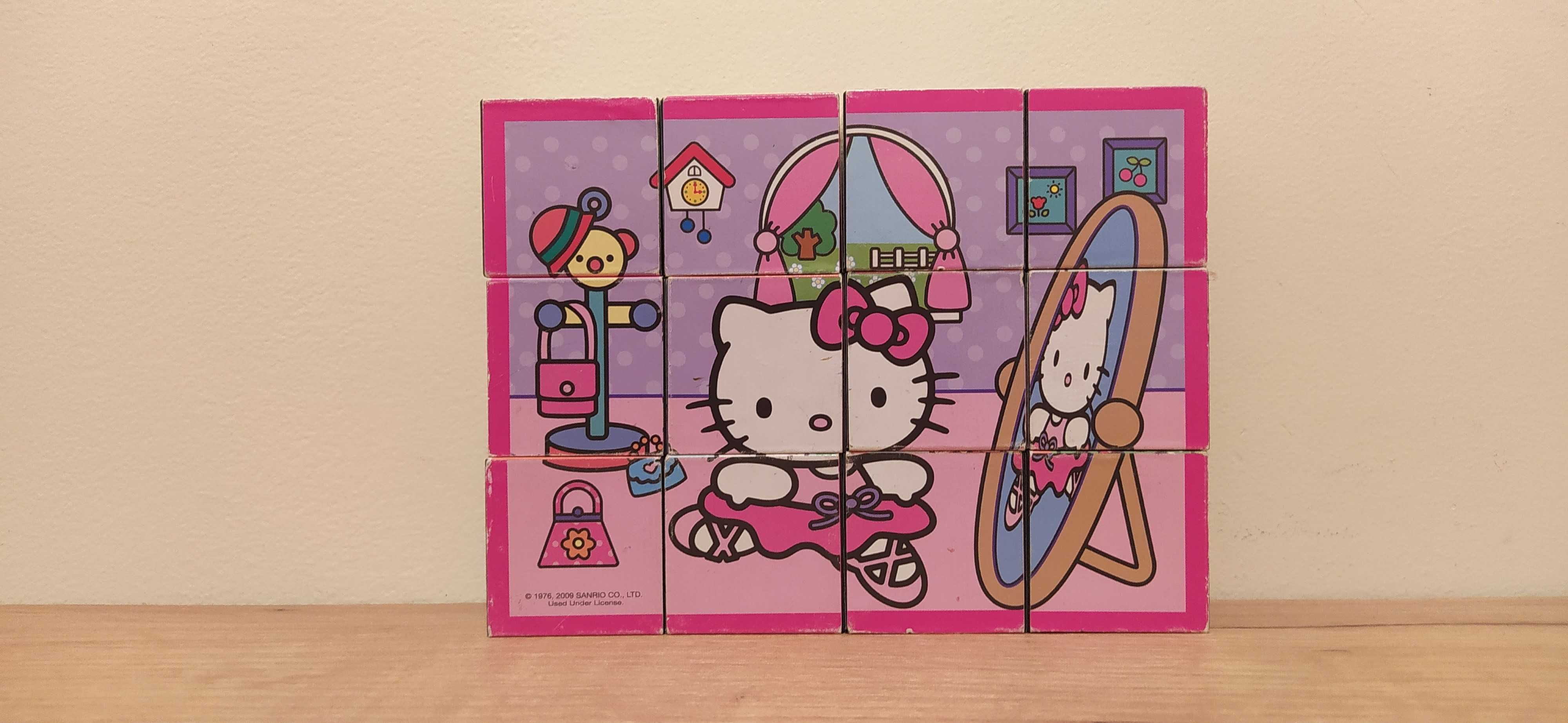 Klocki CUBI Układanka 6w1 Hello Kitty 3+ 12 elementów Clementoni