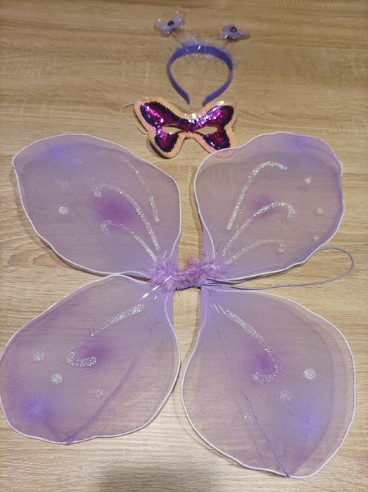 Strój karnawałowy, przebranie, kostium motylka, elfa lub wróżki