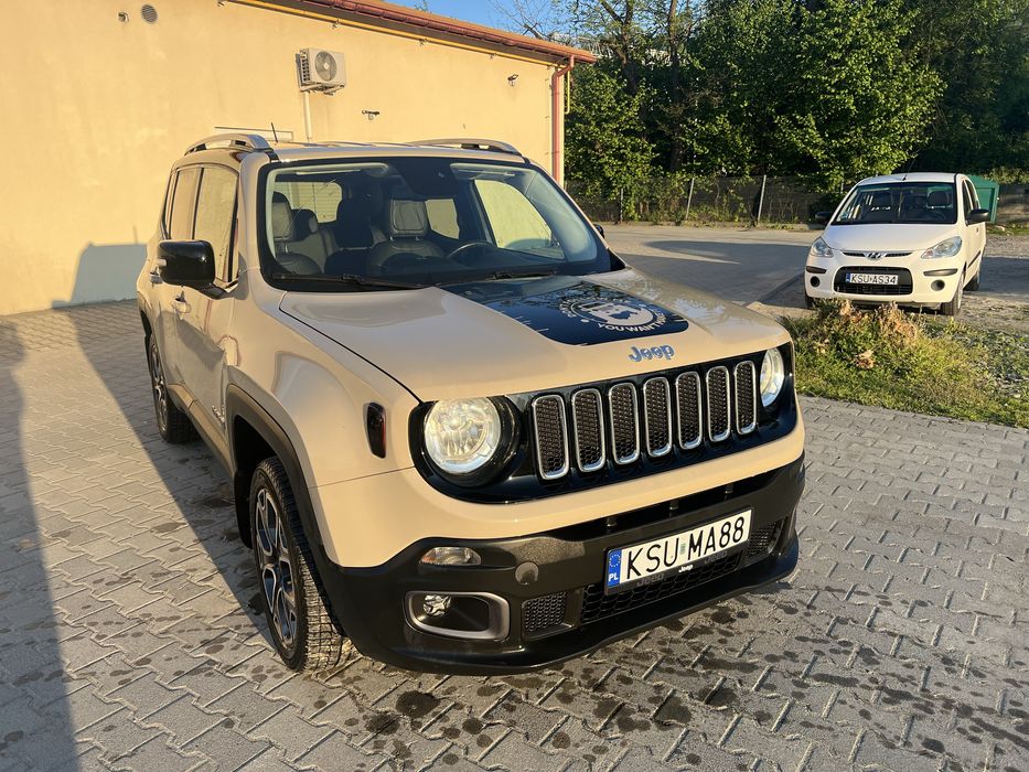 Jeep Renegade Limited 2.4 4x4 • 2015 • Automat • Skóry • Full opcja!