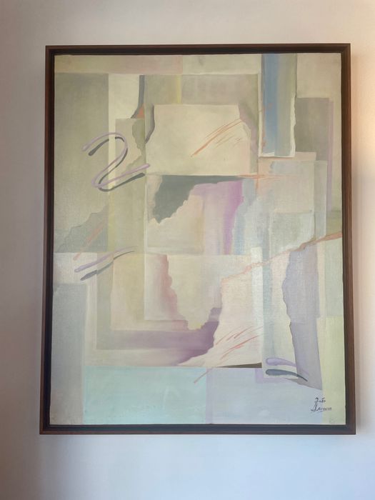 Pintura em tela assinada por João Lavoura