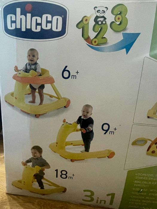 Нові дитячі ходунки Chicco — лише раз діставали з коробки