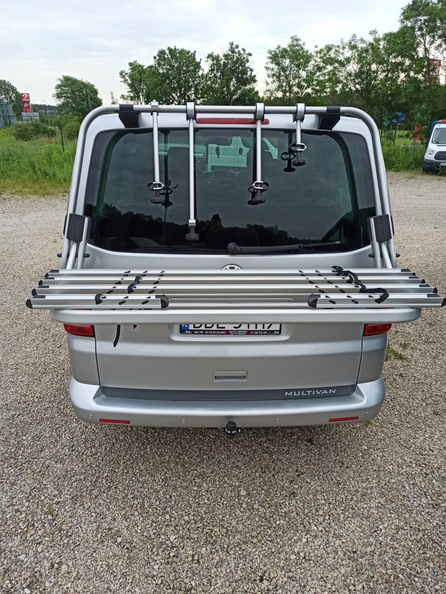 Bagażnik rowerowy na 4 rowery VW T5 Multivan Oryginalny od 03 do 2015R