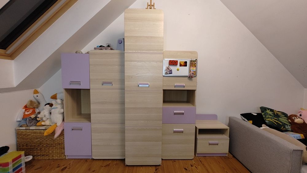 Zestaw mebli Lorento - fioletowy