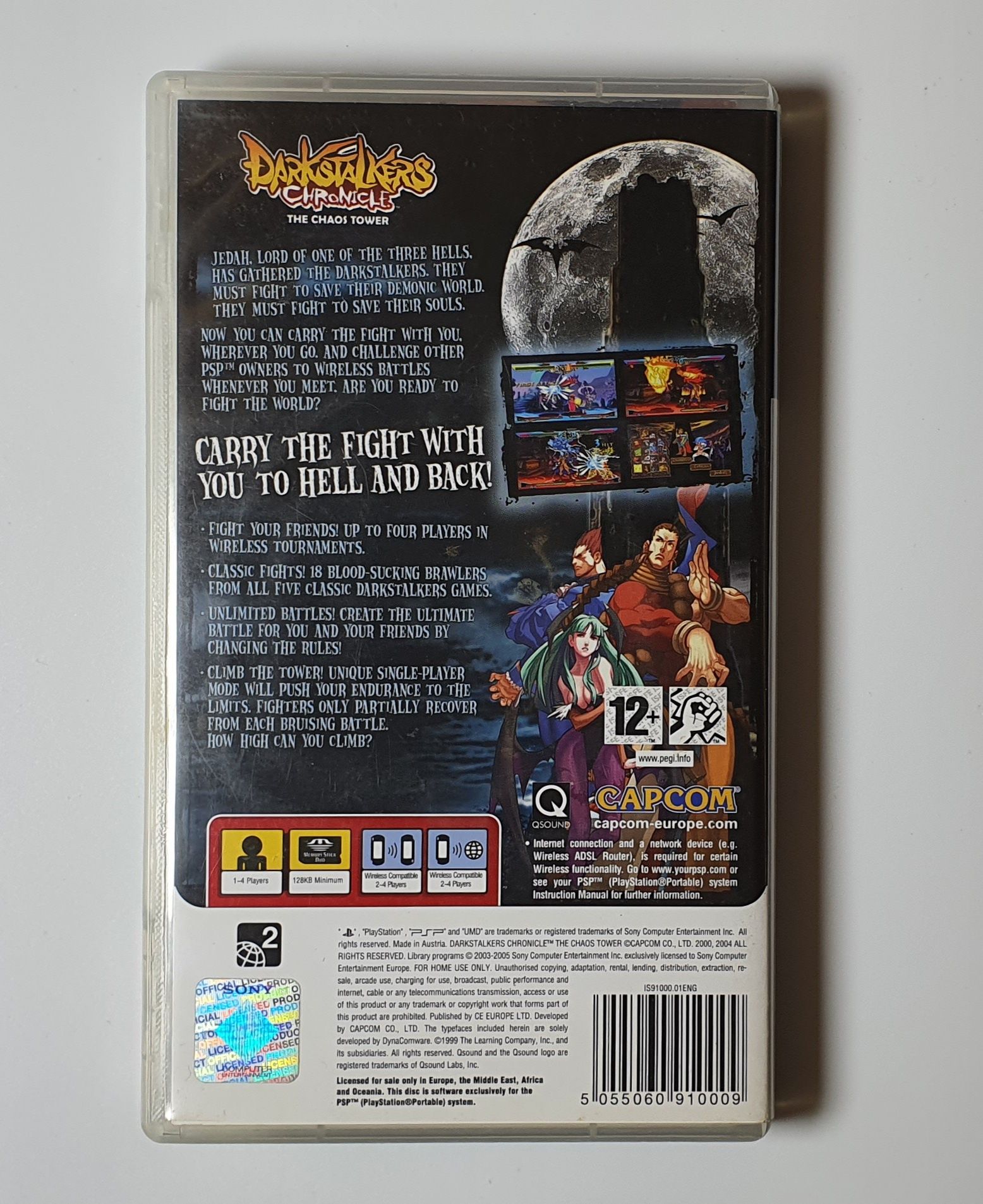 "DarkStalkers Chronicle The Chaos Tower" PlayStation PSP ang