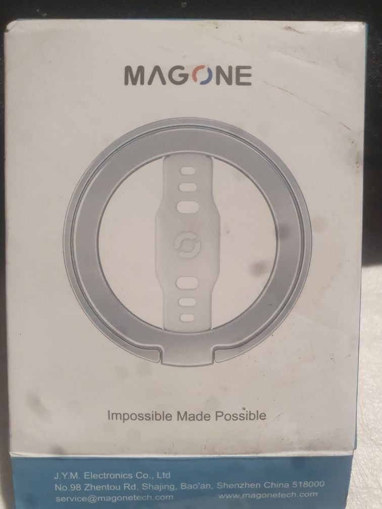 Nowy MagOne (ulepszony) kompatybilny z MagSafe stojak na telefon z sil