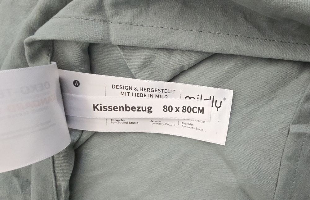 Poszewki na poduszki 80×80 dwie szt