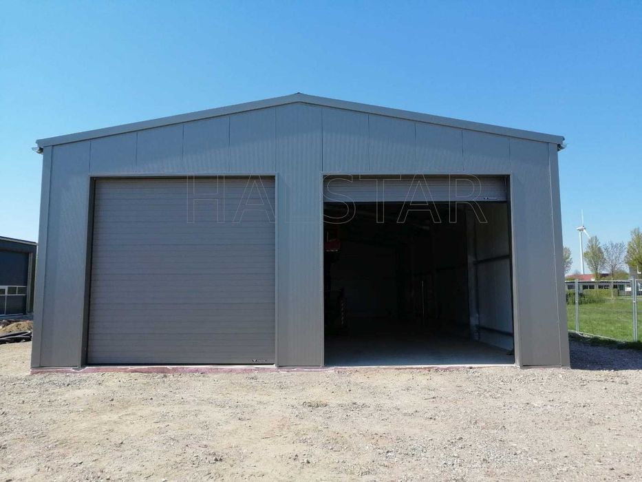 12x20x4m, Hala Stalowa Magazyn, Płyta Warstwowa PIR +Transport HALSTAR