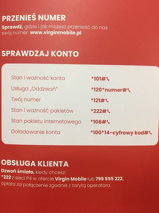 Starter Virgin Mobile 5 Promocja 150 GB