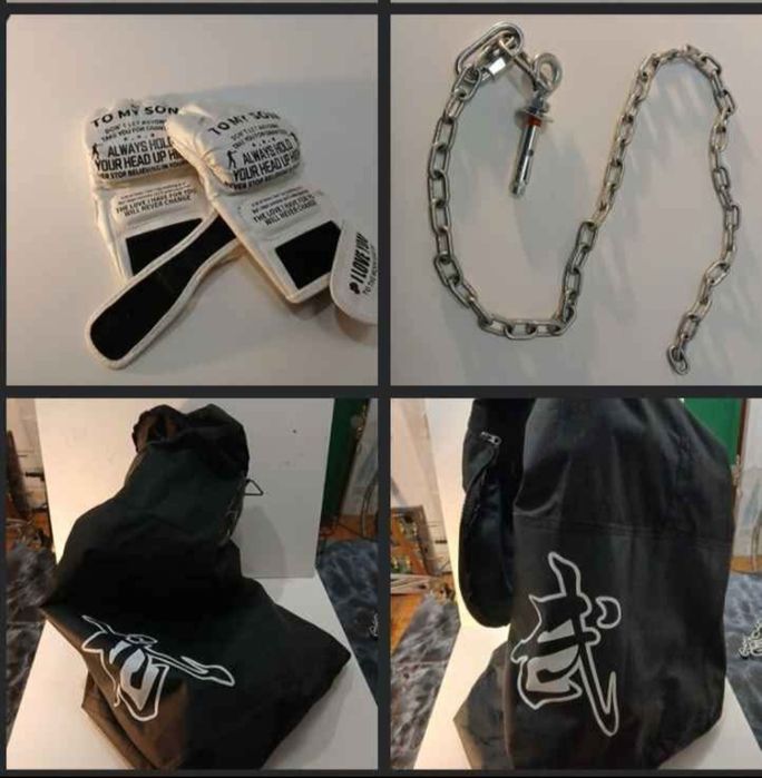 Saco de Boxe + Luvas