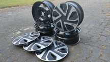 Oryginalne felgi stalowe Peugeot 16” 4x108 + kołpaki ST + gratis