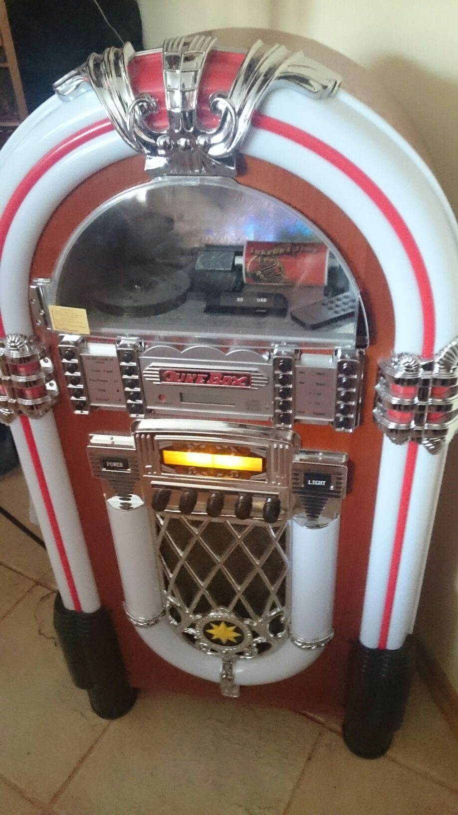 Szafa grajaca radio cd wieża amplituner retro wzmacniacz aux boombox
