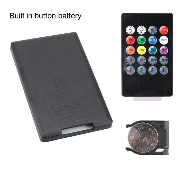 LED RGB стрічка в авто з мікрофоном і пультом | Підсвічува