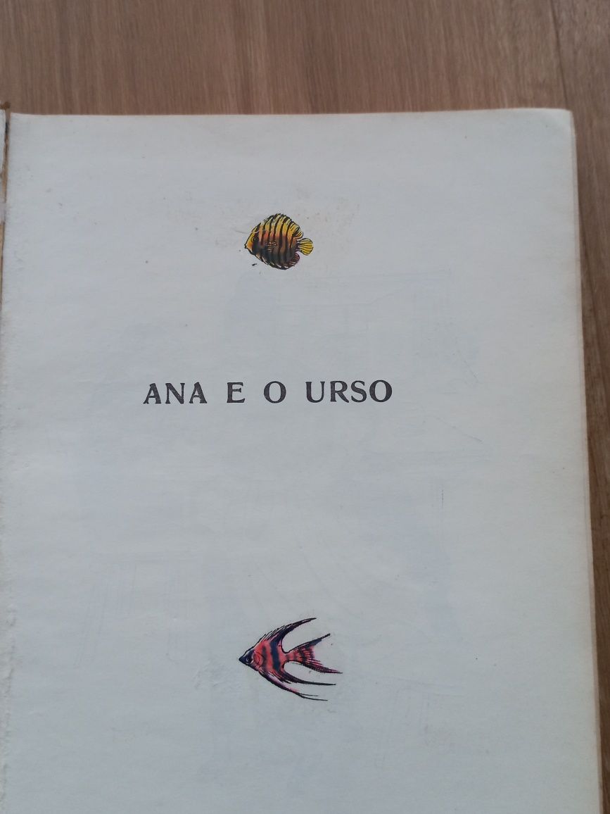 Livro infantil A Ana e o Urso