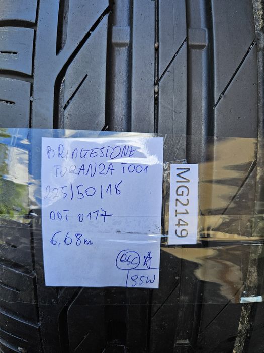 Bridgestone 225/50 r18 Turanza T001 /// 6,7mm!!! Wysyłka RSC RFT