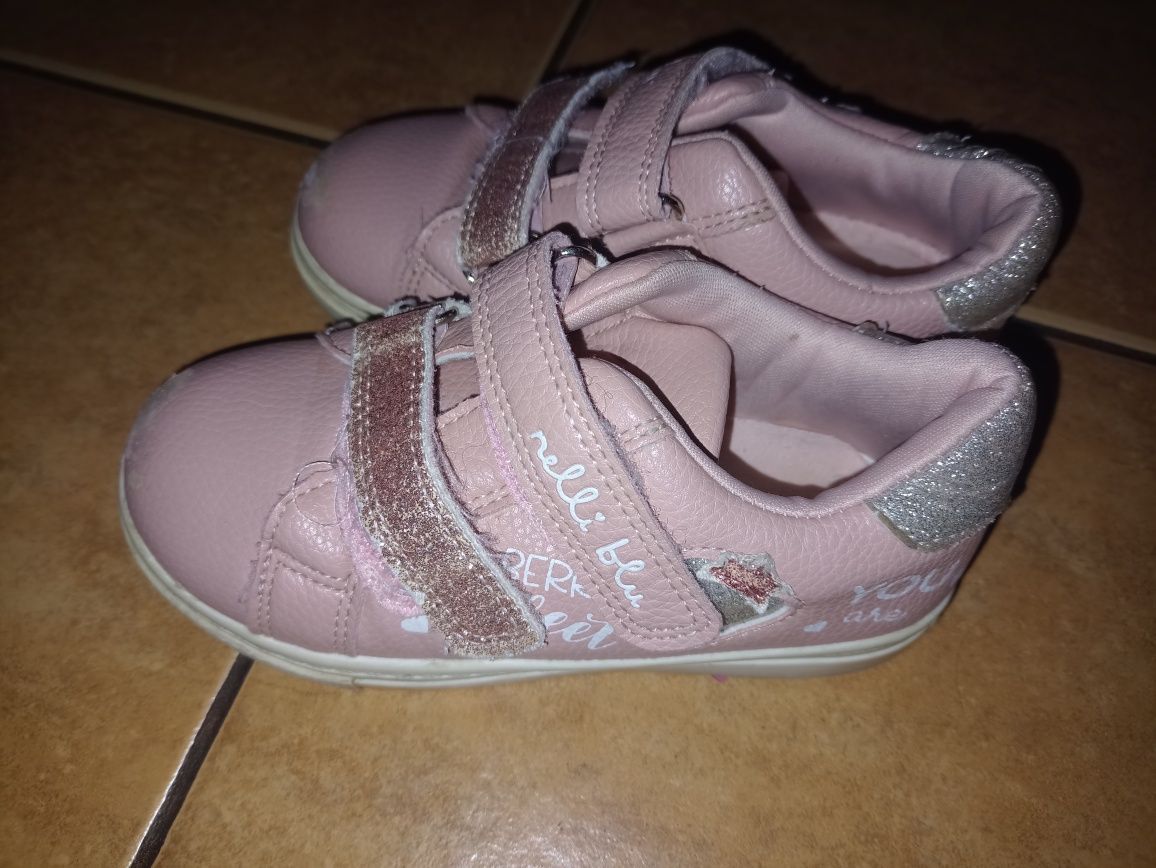 Buty różowe z brokatem Nelly blues 26 ccc