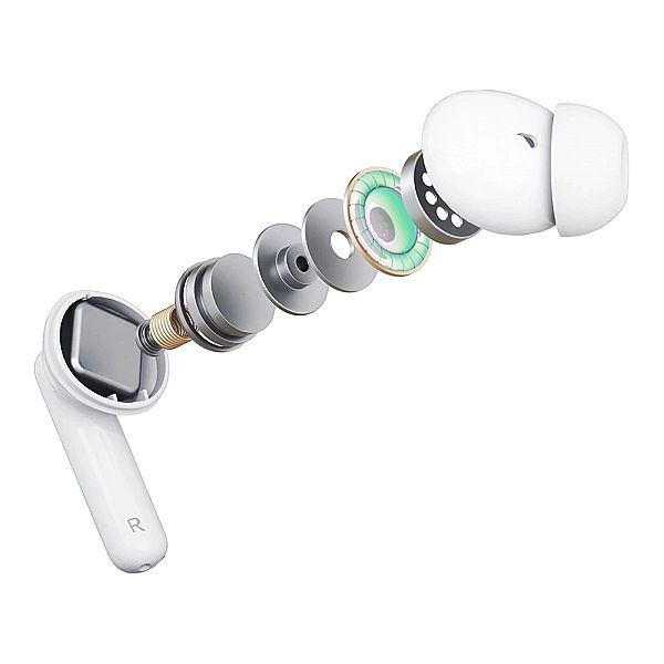 Słuchawki 3mk LifePods douszne bezprzewodowe Bluetooth 5.3 ANC - białe