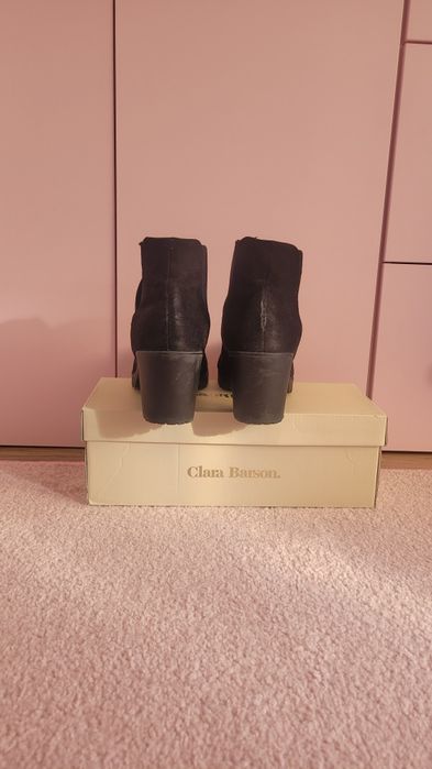 Botki damskie 40 rozmiar eleganckie czarne