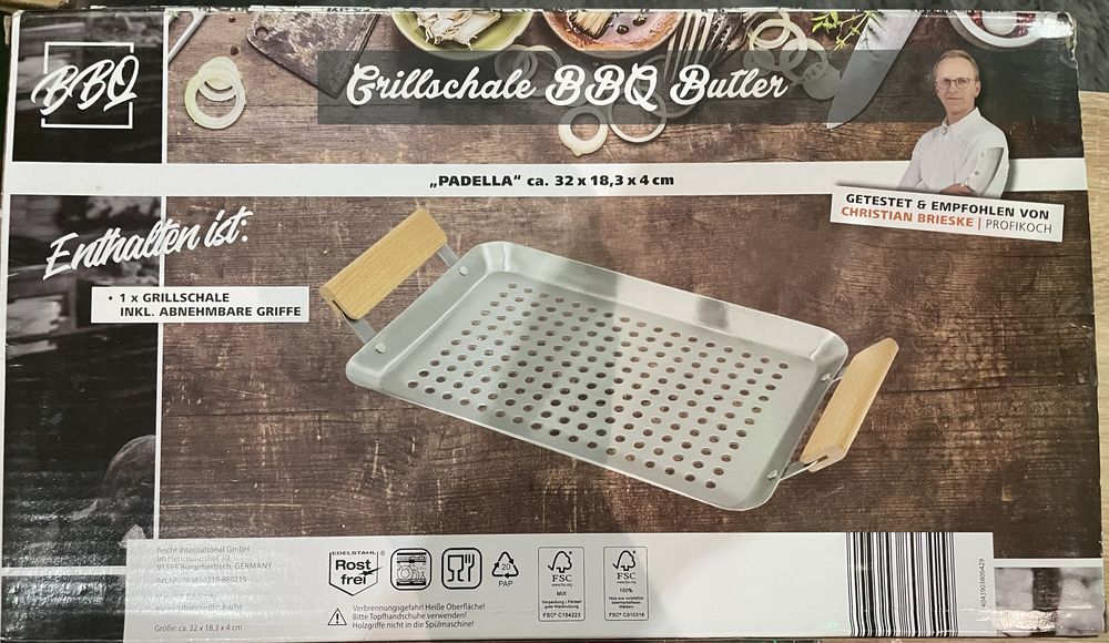 Grill tacka 27cm x 19 cm