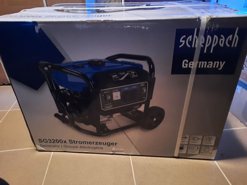 Бензиновий генератор Scheppach SG3200x Germany,новий