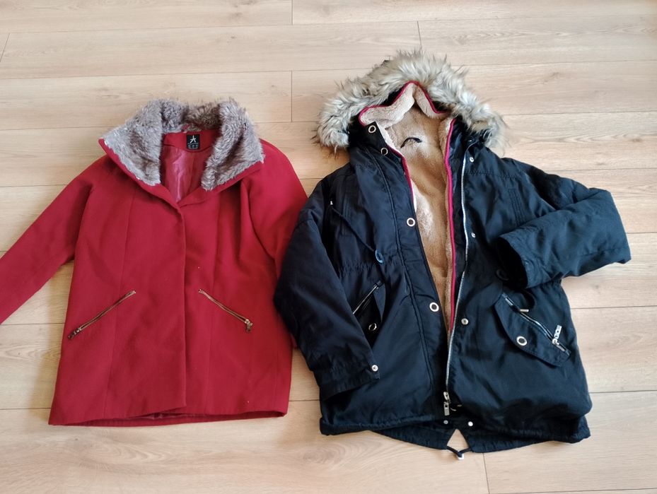 Dwie kurtki zimowa i wiosenna M