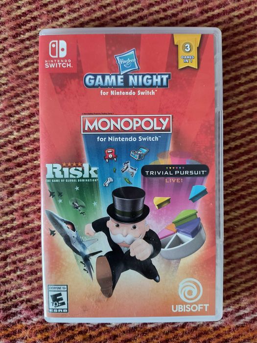 Game Night for Nintendo Switch (Monopoly, Risk, Trivial Pursuit)