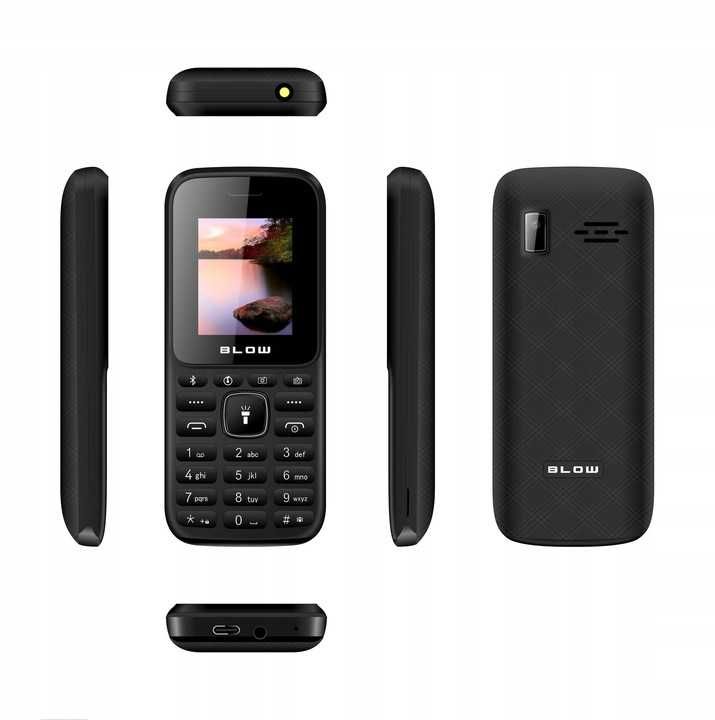 Telefon Dla Seniora Głośny Aparat Latarka Radio Dual Sim Bluetooth