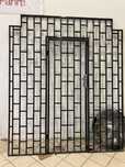 Krata metalowa z drzwiami 210x245cm
