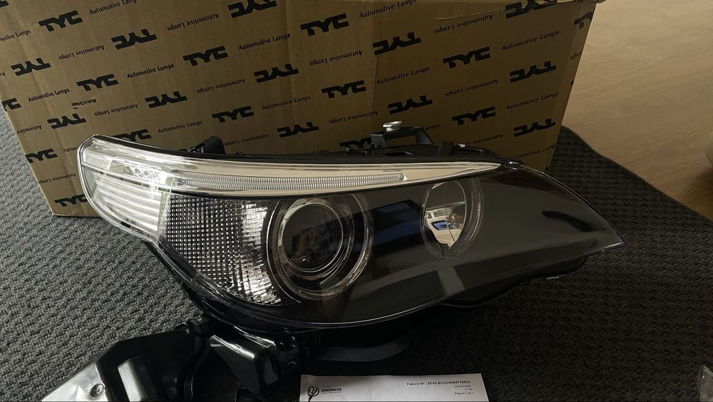 Peças NOVAS BMW: Grelha Capo E46, Farolim 3 Sedan E90, Farol LD E60