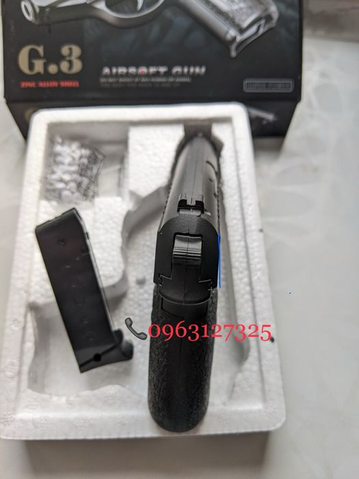 Металевий пістолет на пульках Galaxy G3