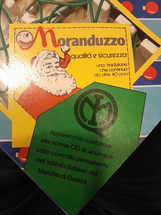 Włoskie lampki choinkowe Moranduzzo