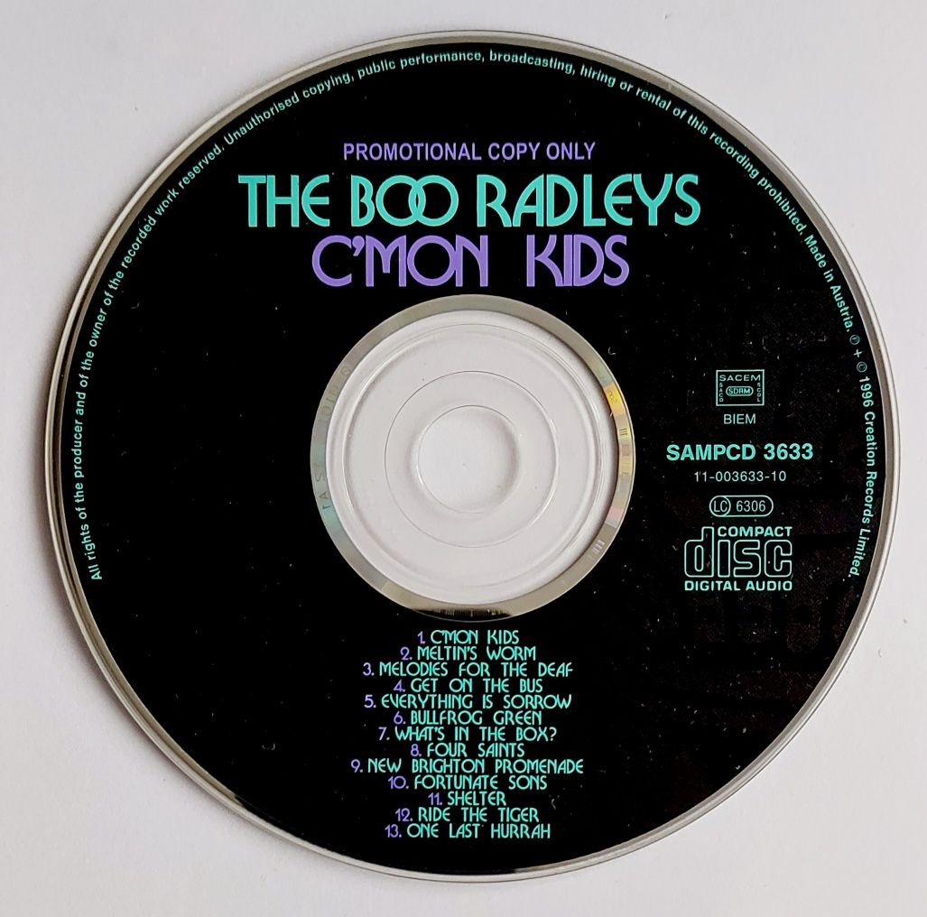 The Boo Radleys C'mon Kids 1996r Promo