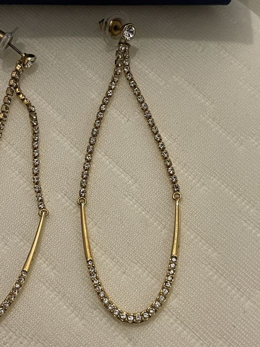Brincos Swarovski sem uso