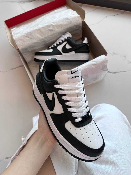 Кросівки Nike Air Force 1 Low x Ambush Black White (41-45)